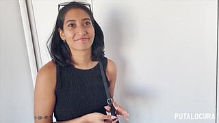 PutaLocura - Colombian big ass PrisAngel is caught by Torbe and rides his cock