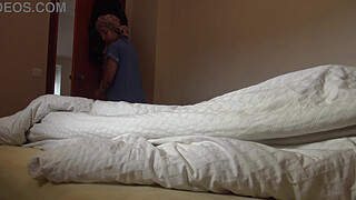 A Muslim maid is disturbed when a French guest shows his big black cock