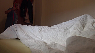 A Muslim maid is disturbed when a French guest shows his big black cock