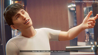 3D animation gym instructor fucking in the ass