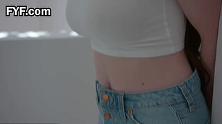 Will Hazel Moore's Pussy Stretch to Fit Her Friend's Dad's Huge Dick?