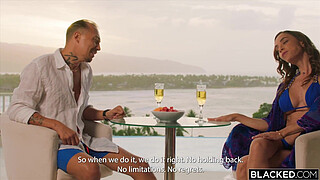 BLACKED Gorgeous Hotwife Malena Gets DPed By Two Thick BBCs