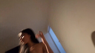 Laura receives a stranger at home, and he fucks her more than 3 times in the same day giving her as much dick as she craved.