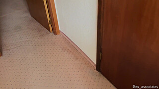 Hot Stepmom shares the hotel bed and her ass with a stepson.