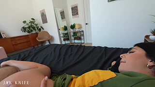 British Stepsister Forgot To Wear Panties To Bed - Gal Ritchie (English subtitles)