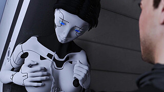 Projekt Passion Hardcore Fingering and Big Cock Fucking Busty AI Sex Robot Girl with Huge Cumshot