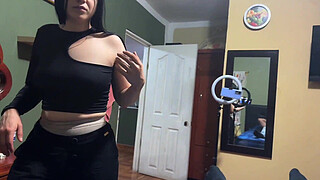 I take my step-cousin to eat then she pays me like this