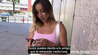 PutaLocura - Ukrainian milf Mia Brown rides Torbe's cock and swallows his cum in Pilladas