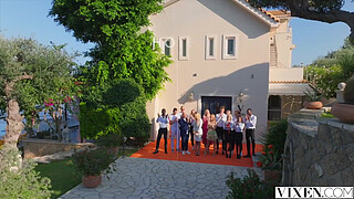 VIXEN Irresistible Apolonia Seduces Her Ex At His Wedding