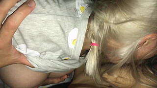 Real home video shot on a phone with a flashlight