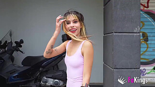 OLD DUDE gives a clueless Colombian hottie an amazing sex lesson!!