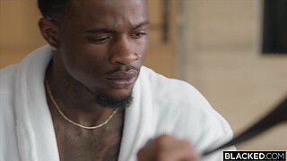 BLACKED Naughty Wife Sarah Sneaks In A Secret BBC Workout