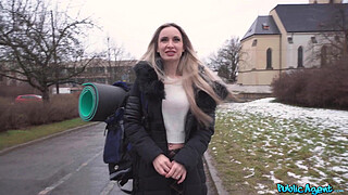 Captivating Blonde Micky Muffin Bends Over & Rides Martin's Cock To Earn Some Cash - FAKEHUB