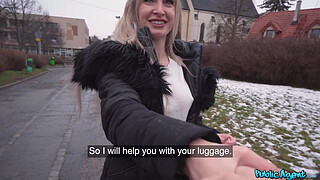 Captivating Blonde Micky Muffin Bends Over & Rides Martin's Cock To Earn Some Cash - FAKEHUB