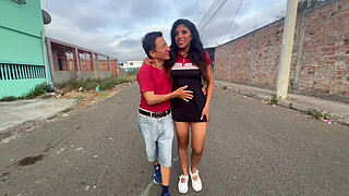 And if they discover us? , fun sex in a public park with my fucking whore girlfriend and a horny stranger