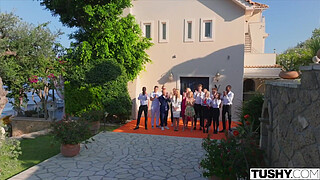 TUSHY Sia, Lumi & Megan Have Anal Orgy At Bachelor Party