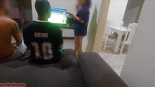 I had sex with my husband's friend because of a bet, I got horny and ended up doing DP with both of them