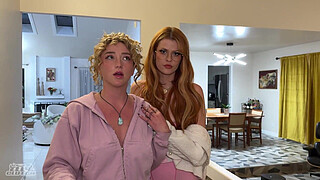 Fucking my wife and her SECRET LESBIAN LOVER - Elly Clutch and Susie Stellar