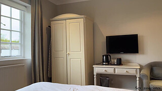 "Let's not sexualize things. I am your stepmom and I don't want it to be awkward". Step Mom And Son Share a Bed In A Hotel