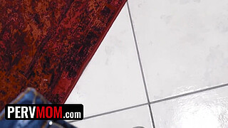 Wild And Crazy Stepmother Expresses Her Newfound Sexual Desires To Her Shocked Stepson - PervMom