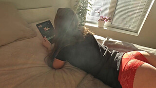 My Beautiful Roommate Likes Riding