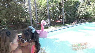 Hard Sausage Sandwich With Gina Valentina & Melissa Moore!