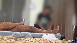 Happy ending caught in hidden cam