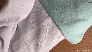 Hot stepmother shares the bed and her ass with a stepson