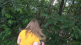 LINA MILA Horny on the highway! Spontaneously fucked in a sex parking lot!