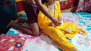 Insert it slowly, your ass will tear, sister screamed in clear hindi voice