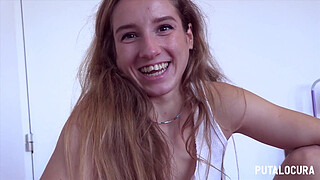 PutaLocura - Very dirty fucking with the horny young girl Elisa Sol after a talk.
