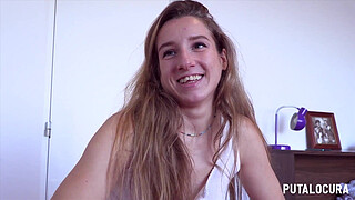 PutaLocura - Very dirty fucking with the horny young girl Elisa Sol after a talk.