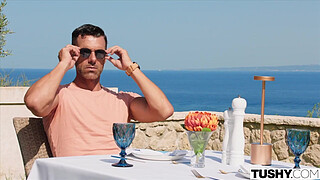 TUSHY Cute Petite Blonde Claire Gets DPed At Hotel Vixen