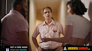 ACCIDENTAL GANGBANG - Hot Casey Calvert Get Gangbanged To Relieve Boredom SPANISH SUBTITLES