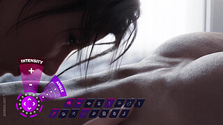 A gentle blowjob made him cum, but he immediately fucked her pussy and came again. 3d Animation cute sex with Lara