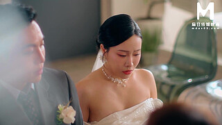 ModelMedia Asia - Soon-to-be-married slutty wife engages in wife-swapping sex before her wedding day