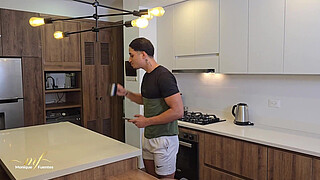 Milf catch her rommie spying on her and collects the rent with hard sex - Monique Fuentes