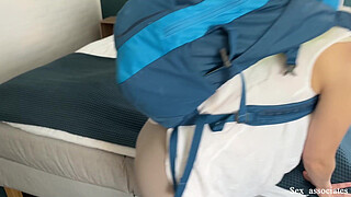 "Please, stepson, don't do that to me. I am carrying your father's baby. It's so wrong!!!" Sharing a bed with a pregnant stepmom went so wrong