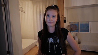 I asked her to clean the apartment and fucked her.