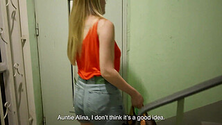 -Oh my God! What are you DOING!! FUCKED A FRIEND'S juicy MOM in the kitchen