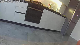 Real cheating. Wife fucks a neighbor in the kitchen.