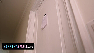 Stepbrother Can Fuck His Petite Stepsister As A Birthday Present - ExxxtraSmall