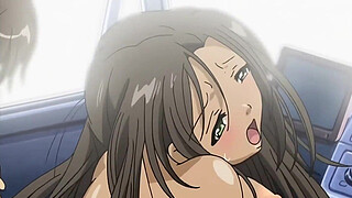 Hot MILF Saleswoman Fucks a Young Man in Public - Hentai Uncensored [Subtitled]