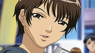 Hot MILF Saleswoman Fucks a Young Man in Public - Hentai Uncensored [Subtitled]