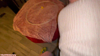 Stepmom Gives Stepson First Public Bathroom Fuck