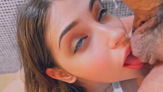 I fuck with a stranger in his house, he cums on my face and in my pussy, he makes me moan like a whore, hard doggystyle sex without a condom POV VIDEO IN SPANISH