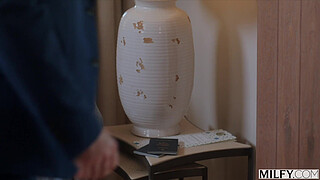 Milfy Naughty Serenity Fucks Young Stud While Hubby Watches