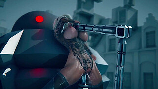 2B receives vaginal maintenance by an Android | Nier: Automata