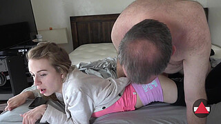 Relax! He's just dry humping me to release tension!