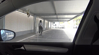 horny grandpa picks up a Syrian refugee in Germany